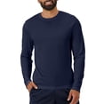thumbnail image 2 of Hanes Mens Sport FreshIQ Cool DRI Long Sleeve Tee 2-Pack, S, Navy, 2 of 9