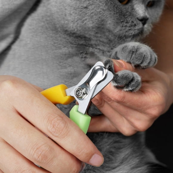 Avdolw Metal Nail Clippers for Dogs and Cats, Fishtail Handle Pet Nail Trimmers, Adjustable Safety Stopper, Ergonomic Design