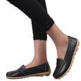 thumbnail image 4 of NOKIO Mocassins en Cuir pour Femmes à Enfiler Légers et Confortables Chaussures Plates pour Bureau, Marche et Tenue Décontractée Extérieure, 4 of 7