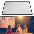 thumbnail image 1 of Portable Outdoor Projection Screen, 16:9 4K HD Movie Screen with Carry Bag, Foldable Anti Crease, for Indoor Outdoor Home Theater Film Night Party Camping, 1 of 7