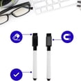 thumbnail image 4 of Magnetic Dry Erase Marker,Black Fine Tip Dry Erase Markers,Fine Tip Dry Erase Black Markers With Magnetic Cap And Eraser, Perfect For Dry Erase Boards And Whiteboards 1 Pc, 4 of 7