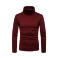 thumbnail image 1 of FOCUSNORM T-shirt à Manches Longues en Maille Homme Casual Party Pull, 1 of 5