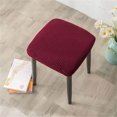 thumbnail image 4 of Harpily Vanity Stool Covers Square Dining Chair Seat Covers for Wedding Party Bar Hotel Stretch Stool Cover With Non Slip Design, 4 of 4