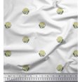 thumbnail image 1 of Soimoi Silk Fabric Leaves & Floral Block Decor Fabric Printed Yard 42 Inch Wide, 1 of 3