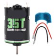 thumbnail image 2 of High Performance 540 Brushed Electric Motor, Easy Assembly with Blue Heatsink, for 1/10 RC Climbing Car, Vehicle, Racing Car, 2 of 7