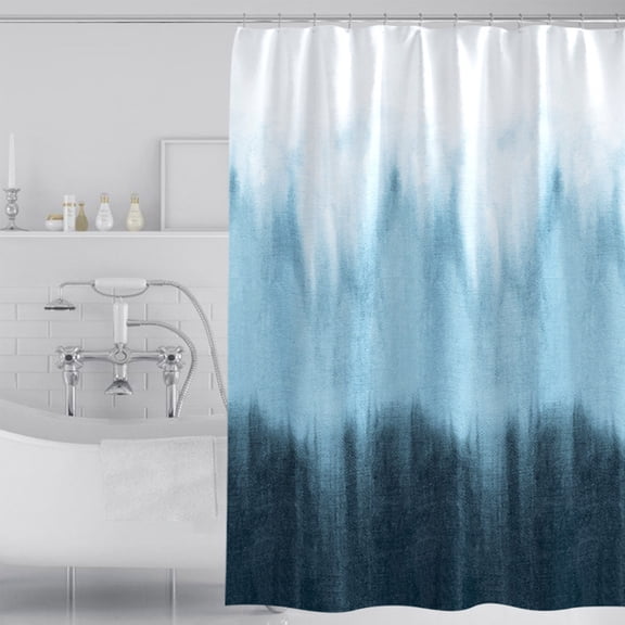 Clearance Tyidzon Shower Curtain 86.61X78.74 Inches Polyester Shower Curtains Fabric Shower Curtain Gradient Color Bathroom Shower Curtain