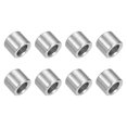 thumbnail image 1 of 8 Pcs Entretoises en Acier Inoxydable 304 3/8 Pouces OD x 1/4 Pouces ID x 1/4 Pouces Longueur(10x6x6mm) Vis Support de Bague Finition Simple Non Filetée Entretoises Rondes en Métal pour Vis M3 Boulons et Tringles, Argent, 1 of 6