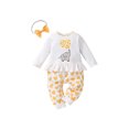 thumbnail image 1 of Kmbangi Combinaison Bébé Fille Manches Longues Imprimé Éléphant Cœur, 1 of 8