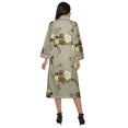 thumbnail image 3 of Moomaya Printed Robe For Girls Cotton Bathrobes For Women Wrap Dressing Gown, 3 of 6