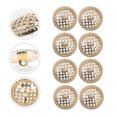 thumbnail image 3 of 20 Pcs Boutons pour Vêtements pour Femmes Style Rétro Boutons de Pardessus Boutons Ajourés Boutons de Manteau, 3 of 8
