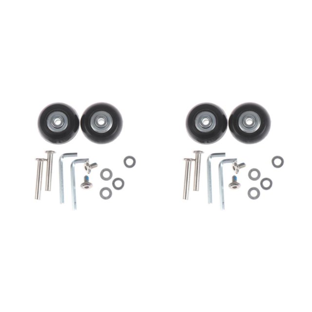 Youkk Enhanced Performance 2Pcs Rubber Luggage Suitcase Wheels Replacement 50mm Thickness 18mm 2Set