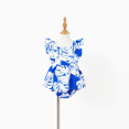 thumbnail image 2 of PatPat Family Matching Color Block Tee and Blue Leaf Pattern Shirred Top Strap Dress Sets, 2 of 5
