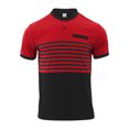thumbnail image 3 of SHIXIAOO Men's Leisure Fashion Design Lapel Button Short Sleeve Tops Boy Apparel Mens Athletic Short Sleeve, 3 of 8