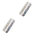 thumbnail image 2 of Shengyu 1 Bag Glass Crystal Eye-catching Easy to Paste Nail Rhinestones DIY Handcraft Different Styles Sweet Gift for Mobile Phone Type 1 WhiteAB and Mixed AB 2PCS, 2 of 6