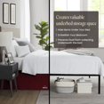 thumbnail image 5 of SGI Bedding 12 Inch Pleated Bed Skirt | Microfiber Bed Skirt | Fade Resistant, Wrinkle Free, Anti-static, Decorative, Extra Storage Space, Clutter-Free | Queen, Burgundy, 5 of 5