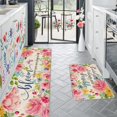thumbnail image 4 of Binwennn Fuzzy Blanket Sweater Flags of The World Blanket Spring Summer Kitchen Carpet (2 Pieces) Kitchen Carpet Washable Cushion Comfortable Kitchen Carpet Set Comfortable Kitchen Carpet, 4 of 5