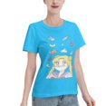 thumbnail image 2 of T-Shirt Basique à Manches Courtes pour Femmes Sailor Moon Moon Hare, 2 of 6