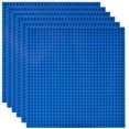 thumbnail image 1 of Classic Baseplates Building Base for Building Bricks 100% Compatible with Major Brands-Baseplate 10" x 10", Pack of 6 (Blue), 1 of 7