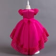 thumbnail image 5 of Robes de Cérémonie pour Filles à Manches Bouffantes, Robe de Bal pour Tout-Petits, Robe en Tulle pour Filles, Robe de Concours pour Filles 3-4 Ans, 5 of 5