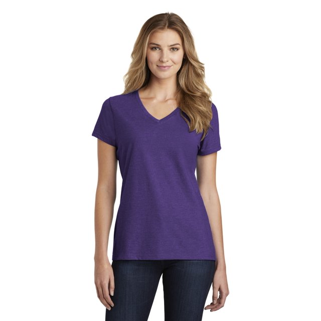 Port & Company Ladies 3 Pack Bundle Fan Favorite Blend V-Neck Tee, Multipack (Sizes XS - 4XL)