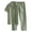 Green, variant on GDREDA Matching Pajamas Couples Men's Pajamas Summer Thin Washed Fabric Short Sleeved Long Pants Home Clothing Plaid Summer Set Men's Pajama & Loungewear Green,L