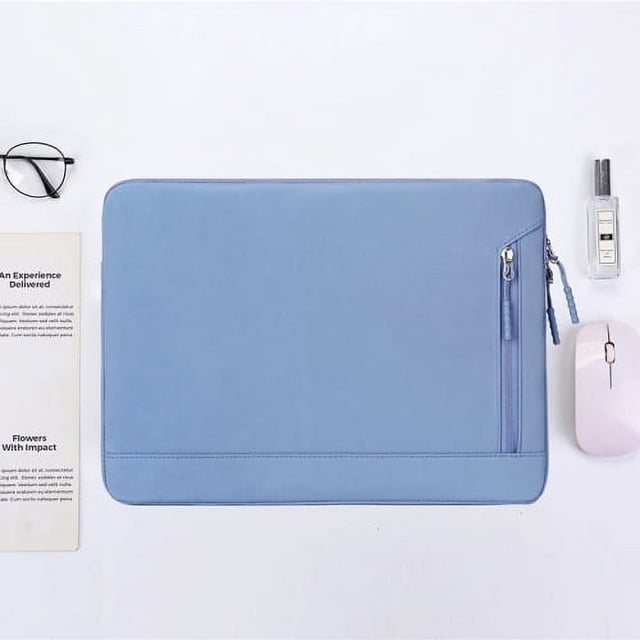 Supershield 15.4-Inch Waterproof Laptop Sleeve Bag with Handle for MacBook Air/Pro, Dell, HP, Lenovo - Blue