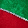 thumbnail image 5 of Northlight 20" Red Velveteen Sequined Christmas Tree Stocking with Green Cuff, 5 of 5