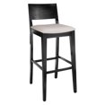 thumbnail image 1 of Beechwood Mountain Bazil 30" Bar Stool in Black and Ivory, 1 of 1