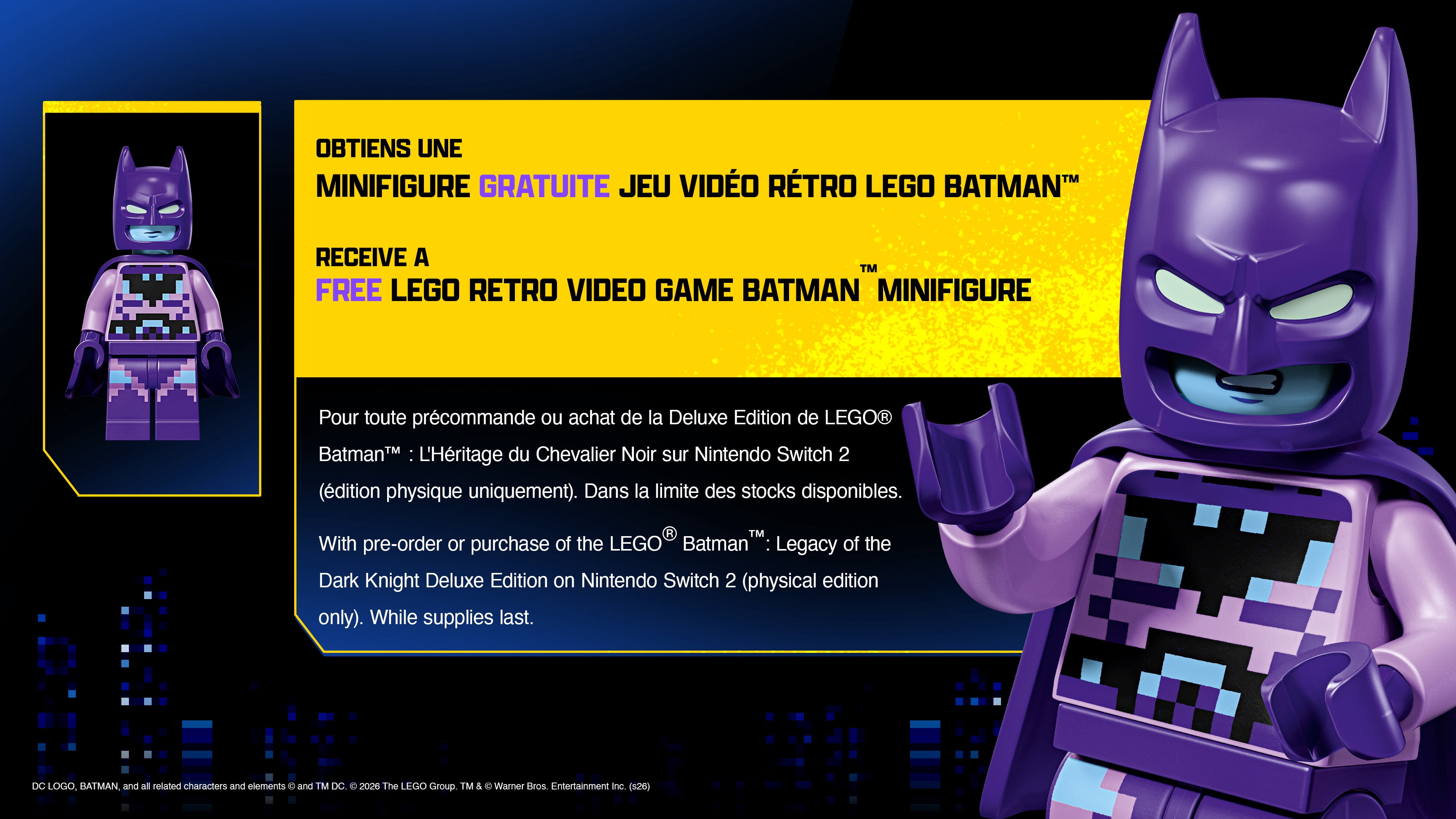 Jeu vidéo LEGO Batman: Legacy of the Dark Knight Deluxe Edition pour (Nintendo Switch 2)