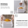 thumbnail image 2 of Weiweiguan Food Steamer Single Layer Kitchen Steamer Microwave Steamer Kitchen Tool, 2 of 7
