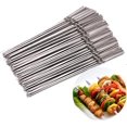thumbnail image 1 of Signatures 20 Pcs Brochettes de Barbecue Plates Réutilisables en Acier Inoxydable Bâton d'Aiguille de BBQ pour Camping en Plein Air Pique-Nique Outils Outils de Cuisson, 1 of 7