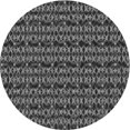 thumbnail image 1 of Ahgly Company Tapis de Zone Rond Gris Transitionnel pour Intérieur Lavable à la Machine, 4 Pieds Rond, 1 of 7