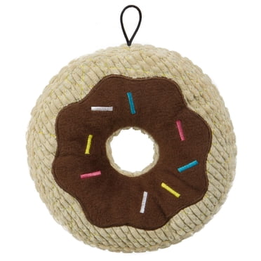 TrustyPup Tough N 'Fun Donuts Jouet à mâcher pour chiens en forme de beignet