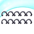 thumbnail image 2 of 10PCS Wire Clamps Tubing Clips Mountain Bike C Shaped Buckle Bike Line Pipe Fixing Pipe Clamp Line Clips Bike Brake Line Buckle (Black), 2 of 5