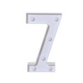 thumbnail image 3 of Lumières Numériques à LED Alphabet s'Illuminent Plastique Blanc Numérique Debout Suspendu 7, 3 of 4