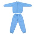 thumbnail image 2 of Esd Lab Coat, Polyester Esd Coat Protective Paint, Workshop Split Clean Clothes, Anti Static Work Clothes, for Microelectronics, Optoelectronics, Bioengineering Industries, 2 of 7