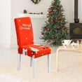 thumbnail image 5 of Christmas Chair Cover With Elastic Stretchable Washable Protective Cover Suitable For Restaurant Ceremony Hotel Chair Cover, 5 of 5