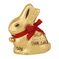 thumbnail image 1 of Lapin de Pâques en chocolat au lait GOLD BUNNY de Lindt, 50g, 1 of 8