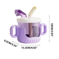 thumbnail image 2 of SPOORYYO Weighted Straw Trainer Cup with Soft Spout, Leak-Proof Silica Gel Drinking Cup, Non-Slip Handle and Clear Measurement Scale for Effortless Drinking Experience, 2 of 5
