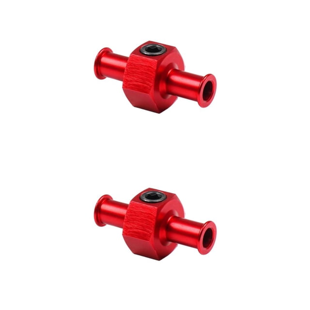 maskred Adaptateur de Manomètre de Pression Nitreuse Haute Durabilité pour Facile et Efficace Simple Rouge 2Ensemble