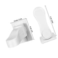 thumbnail image 2 of OUNONA Home Safety 8Pcs White ABS Door Handle Locks for Child Proofing, 2 of 8