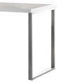 thumbnail image 3 of Coaster Home Furniture Home Office File Drawer Writing Desk, White and Silver, 3 of 5