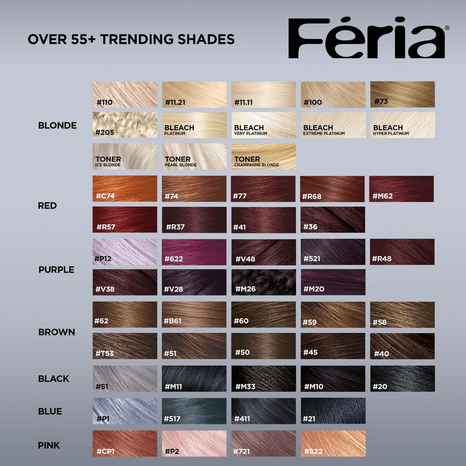 L'Oréal Paris Feria Shimmering Hair Dye