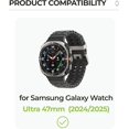 thumbnail image 4 of 4-Pack for 2024/2025 Samsung Galaxy Watch Ultra 47mm Tempered Glass Screen Protector Compatible with Galaxy Watch Ultra 47mm Bubble-Free 9H Hardness Protective Film, 4 of 5