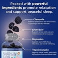 thumbnail image 3 of Naturally Calm Gummies for Kids – Magnesium Glycinate, Chamomile, & Linden Extract – Multivitamins that Promote Well-Being, Balance, & Overall Health – 30 Chewable Gummies – Grape Flavored – Rhoziva, 3 of 8