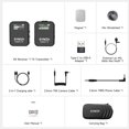 thumbnail image 3 of SYNCO G2MAX 1-Trigger-1 2.4G Wireless Microphone System Clip-on Microphone 200M, 3 of 8