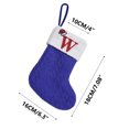thumbnail image 3 of Knitted Hosiery Wool Hosiery Embroidered Letter Children's Candy Gift Bag Stocking Gift Bag, 3 of 3
