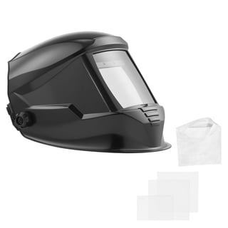 Lincoln Electric K3419-1 Glossy Welding Helmet – Variable Shade 7-13 With Grind Mode, Polycarbonate, Lightweight, Black