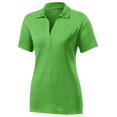 thumbnail image 1 of Sport-Tek Ladies Heather Contender Polo, Turf Green Heather, XX-Large, 1 of 4