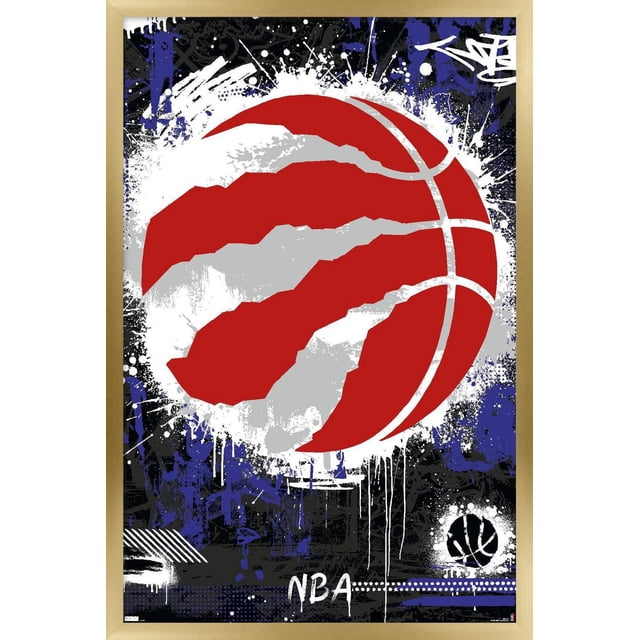 NBA Toronto Raptors - Maximalist Logo 23 Wall Poster, 22.375" x 34"